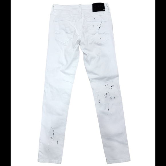 (M) Guess Paint Spatter Distressed Jeans (Mens) - Picture 5 of 13